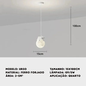 Pendente LED Little Bear | LoJa Tramo